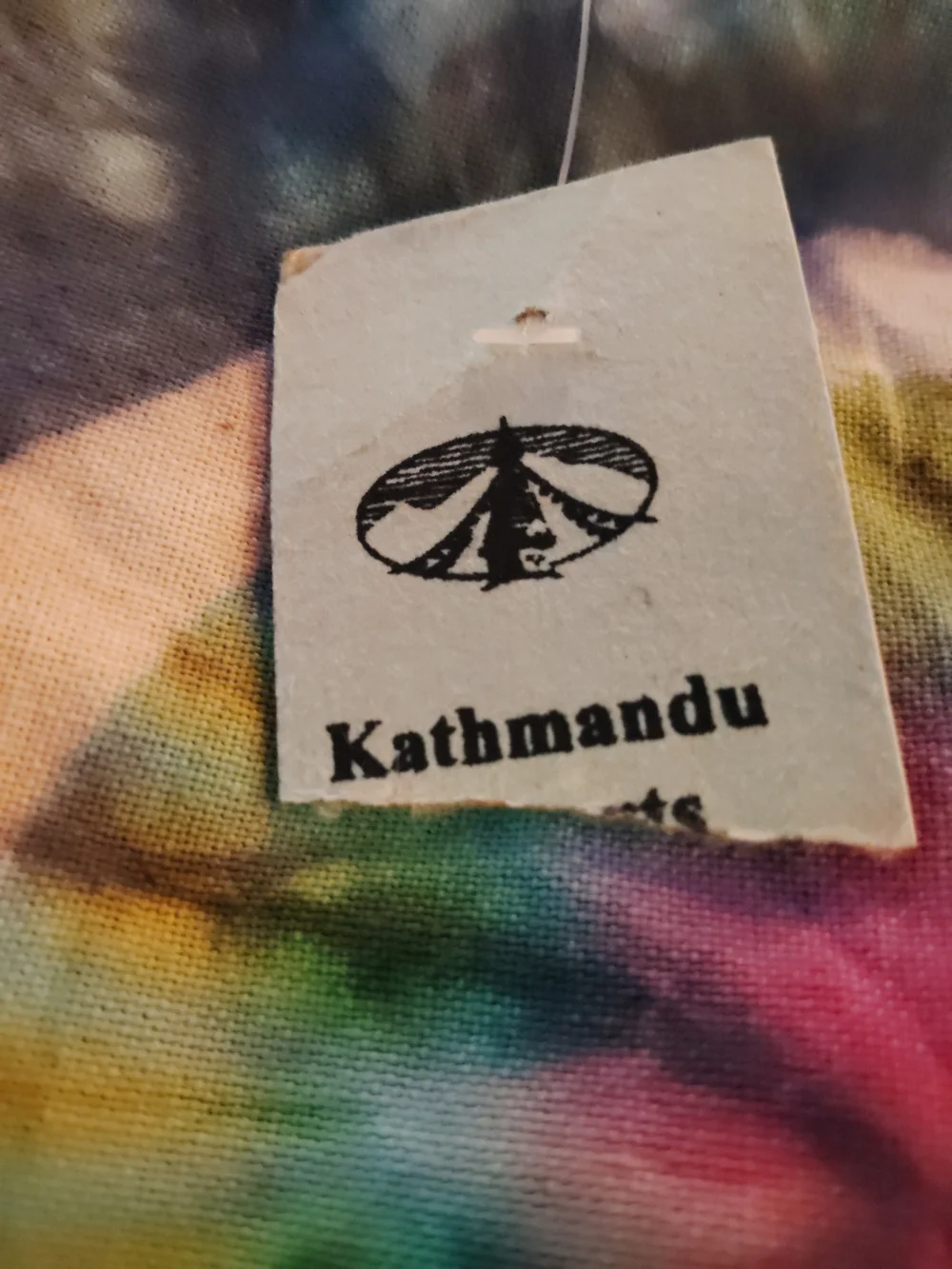 Tie-Dye Heart Hobo Bag - Blue Multicolor